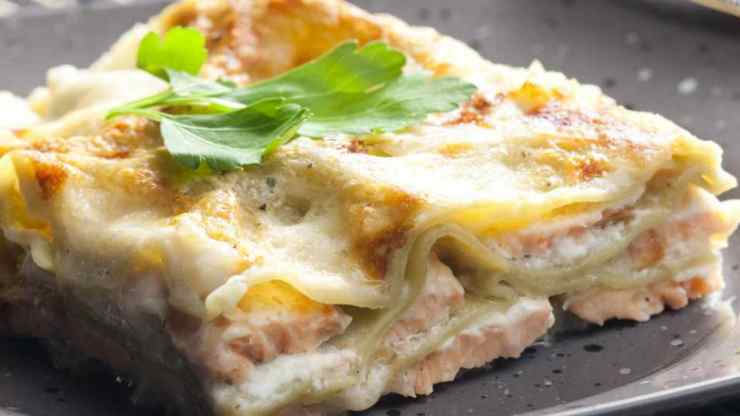 lasagne al salmone ricetta