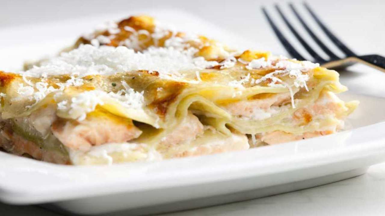 lasagne salmone