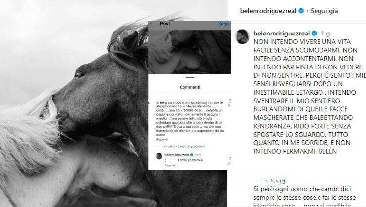 belen rodriguez commento